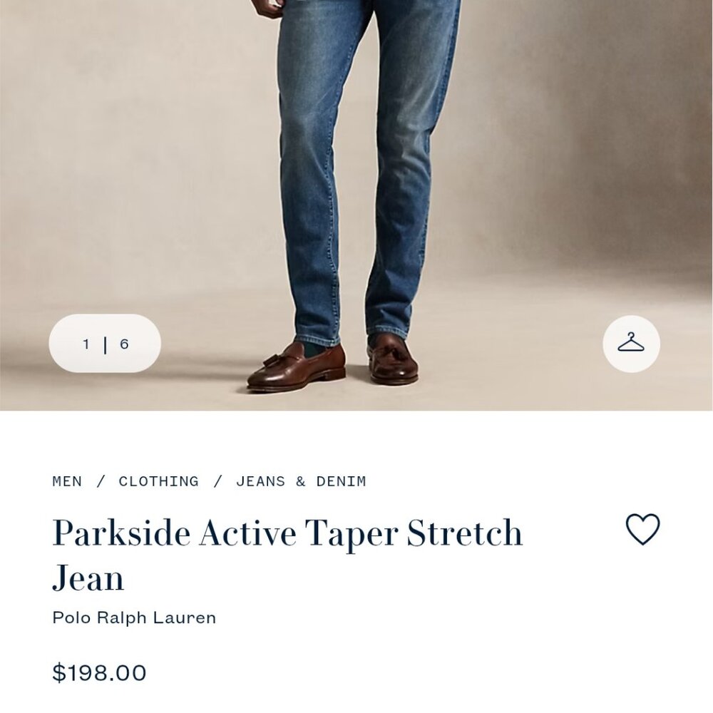 Dark wash Polo RL Jeans 44/32